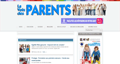 Desktop Screenshot of lavoixdesparents.com